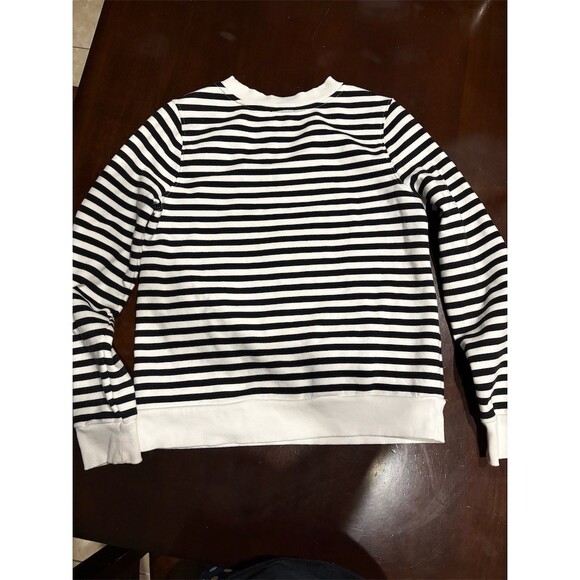 Halogen "Love Me" or "Heart Me" striped pullover sweatshirt Valentine’s Be Mine - Picture 5 of 5